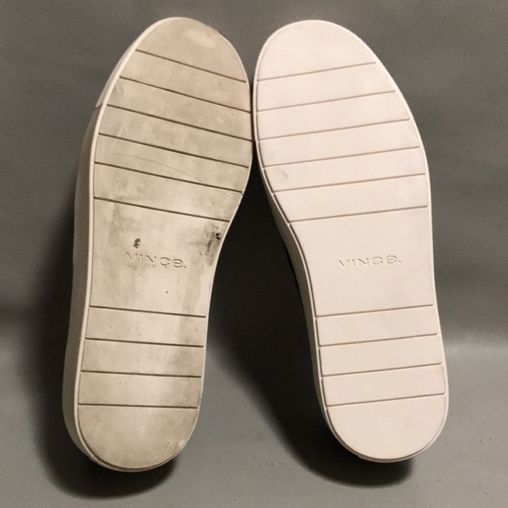 Vince Navy Blue Blair Slip On Fashion Sneaker Sz 7m W/Dust Bag